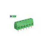 Single Deck 300V 10A Pitch 3.81mm PCB Terminal Block With Screw Type 2P - 28P
