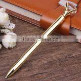 Hot Sale High Quality Ball Pen With Diamond on Top Metal Ballpoint Pen thumbnail-5
