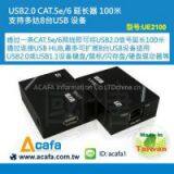 USB2.0 Extender Over Cat5e/6- 100m thumbnail-1
