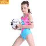 Professional Sport Beach Wear Kids Girls One Piece Swimwear thumbnail-5
