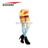 high quality fully sublimated workout yoga spandex leggings for women