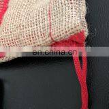 Jute Bag With Strong Mesh Bag, Jute Food Grade Packing Bag, Jute Porch With Net and Drawstring, Wholesale Jute Mesh Bag thumbnail-2