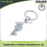 Soft Enamel Keychain Type and Zinc Alloy Material Enamel Metal Key Shape Keychain