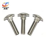 DIN603 carriage bolt with zinc plated surface