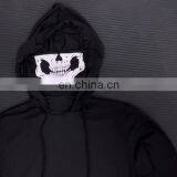 Customized Winter Men's Personalized Mask Sweater Skull Print Oversized Long Sleeve Pullover Hoodies thumbnail-1