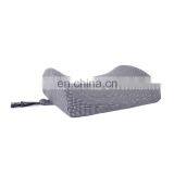 Hot Sale Grey Memory Pillows Soft Sleep Pillow Car Waist Cushion Memory Foam Pillow for Travel Sleeping thumbnail-5