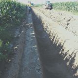 Ditch forming machine ditch channel slipform machine farmland drainage ditch machine