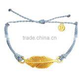 Wholesale Hot Gold Arrow Bracelet Wax Cord Braid Bracelet thumbnail-6