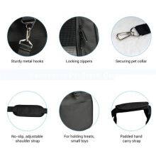 Custom Fashion Travel Outdoor Breathable Portable Pet Cages Carriers Houses Large Shoulder Bag Carrying Dog Crate thumbnail-3