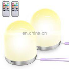 2020 Amazon USB Rechargeable Remote Control Muti-colors Changed Home Decoration Night Light Led for Baby Feeding Kids thumbnail-3