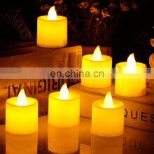 2020 Amazon Best Seller Wedding Decorative Colorful Small Led Candles for Wedding Proposal thumbnail-2