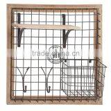Wire Storage Rack,wire and Wood Rack,kitchen Rack thumbnail-1