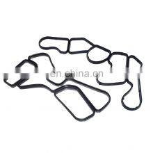 2Pcs Engine Oil Filter Housing+Timing Case Gasket Set For Mercedes 2721840280 thumbnail-1