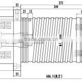 PD155BT50 vertical CNCmilling SPINDLE BT50/ ISO 50 belt driven spindle for cnc machine center