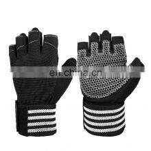 Weightlifting Men/Women Half Finger Gloves Gym Workout Training Bodybuilding Gloves Dumbbell Fitness Half Finger Gloves thumbnail-1