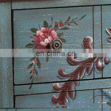 Antique Wood Drawer Storage Dresser Chest of Drawers thumbnail-5