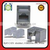 CAT.6 Dual IDC Moudlar Jack for Patch Panel