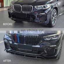Carbon Fiber Front Bumper Lip For Bmw X5 Sport Style 2019-2020 thumbnail-3