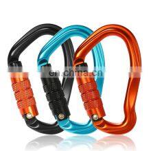 JRSGS 23KN Heavy Duty 7075 Aluminium Alloy Carabiner Clip, D-Ring Clip Hook Clip Tool Carrier Carabiner S7109TN thumbnail-5