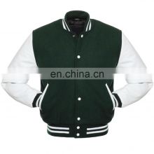 Wholesale Leather Wool Athletic Varsity Jacket