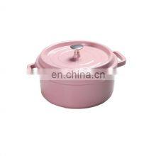 Casting Enamel Pink Non Stick Cast Iron Cookware Sets thumbnail-2