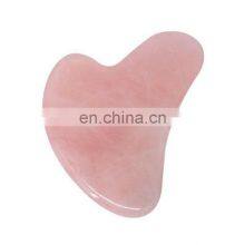 Heart Shaped Pink Quartz Gua Sha thumbnail-1