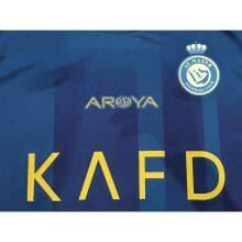 2324 Saudi League Riyadh Away Jersey Size 7 Cristiano Ronaldo Football Jersey Men's Short Sleeved T-shirt Custom Fan Version thumbnail-4