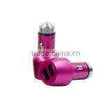 Safety Hammer Car Charger With Metal Aluminum With Broken Window Hammer thumbnail-2