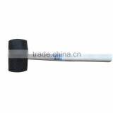 16oz American Type Superior Rubber Hammer Mallet With Wood Handle Mallet