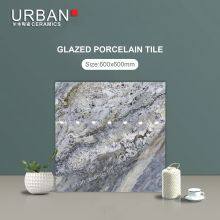 Luxury Hotel Golded 600X600mm Ceramic Non Slip Glazed Rustic Porcelain Floor Wall Tile thumbnail-3