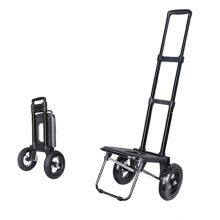 Portable Large Wheels Folding Hand Truck 2 Wheel Climbing Stairs Foldable Trolley Push Cart thumbnail-5