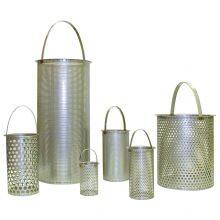 Wholesale SS304 Perforated Mesh Casing Tube Filter Cylinder OD148 H250mm Wall Thickness 0.12\