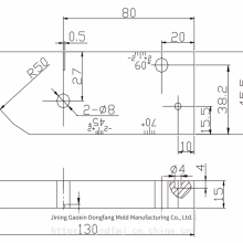 Jis-stb-a3 Ultrasonic Test Block, Jining Dongfang Mold, Japanese Standard Test Block thumbnail-1