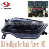For Honda Pioneer 1000 SXS 1000 ATV UTV Led Headlight Bright Headlamp DOT Emark thumbnail-2