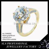 Fashion American Styles Rings Jewelry 2 Gram Gold Beautiful Designs Diamond Ring thumbnail-2