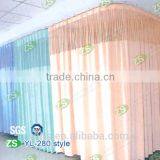 Waterproof Polyester Hospital Ward Embroidered Sheer Curtain With Mesh thumbnail-1