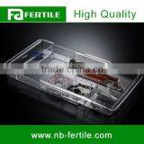 RQY 423602 2PCS ACRYLIC COSMETIC ORGANIZER thumbnail-1