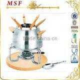MSF Stainless Steel Chocolate Fondue Fountain With Beech Wood Fork thumbnail-1