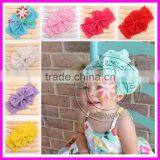 Bow Lace Headband, Lace Elastic Headband, Elastic Lace Headband thumbnail-2