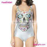 Plus Size Color Flower Beachwear thumbnail-6