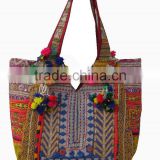 sliver gold banjara ethnic tribal vintage sari patchwork handbags