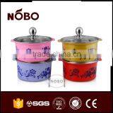 2016 NOBO New Design Stainless Steel Pot With Glass Lid thumbnail-1