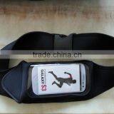 Wholesale Custom Sport Cellphone Waistbag With Pvc Window /sport Gym Waistbag for Cellphone/ Mobile Phone Waistbag