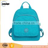 Cute backpack two tone backpack 600d or 420d nylon backpack