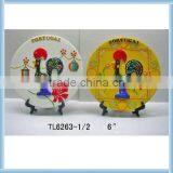 Polyresin Plate With Portugal Rooster thumbnail-1