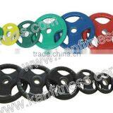 Tri-grip Weight Plate Color Black/three Grip Weight Plate /bumper Plate thumbnail-2