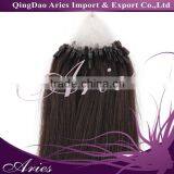 Straight Ombre Micro Ring Hair Extension in Dip Dye #1b to #613 100 Strand/set 16-28 Inch Women's Remy Micro Loop Hair Wholesale thumbnail-2