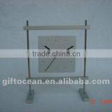 Aluminum Art Metal Desk Clock,metal Crafts Table Clock thumbnail-1