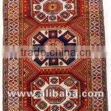 HANDMADE VINTAGE TURKISH RUG IN A VERY GOOD CONDITION -VEGETABLE DYE,WOOL KNOTS