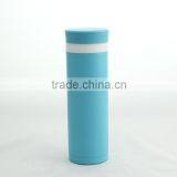 Portable Thermos Stainless Steel Vacuum Flask with blue color coated